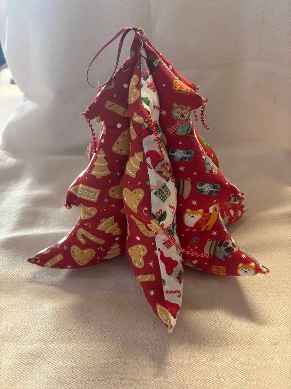 sapin en tissus deco
