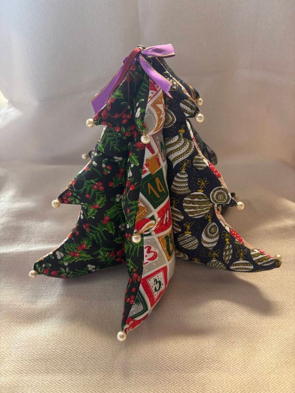 Sapin en tissus deco