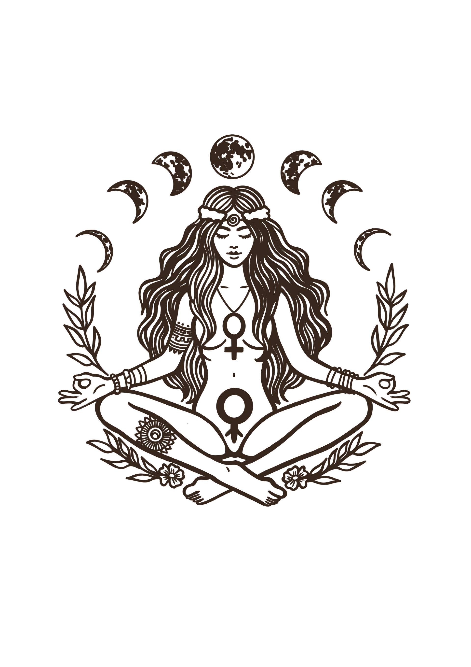 Mandala Lunar : El camino cíclico de la Diosa