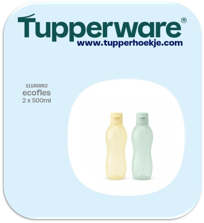 2 ecoflessen 500ml