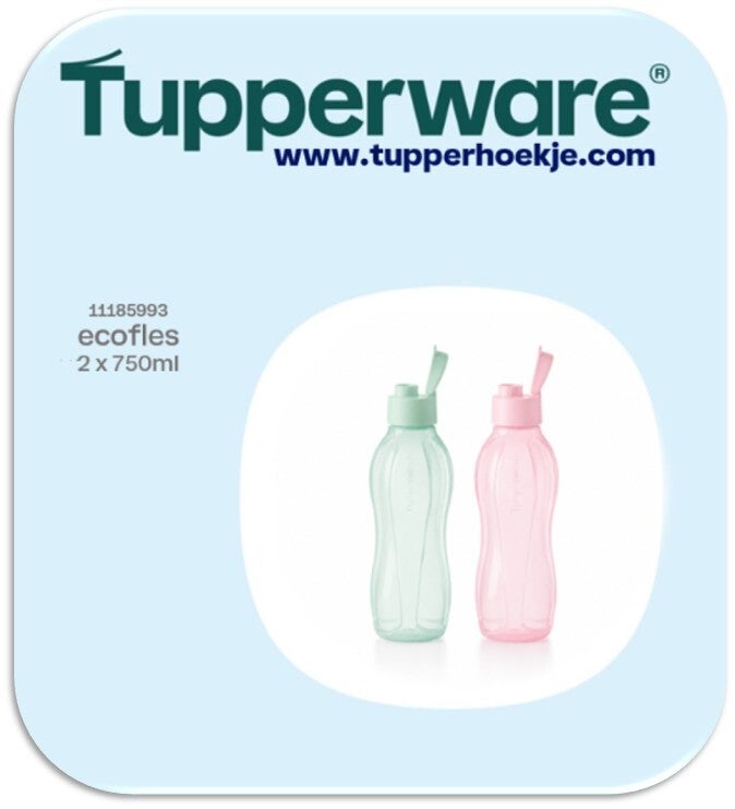 2 ecoflessen 750ml