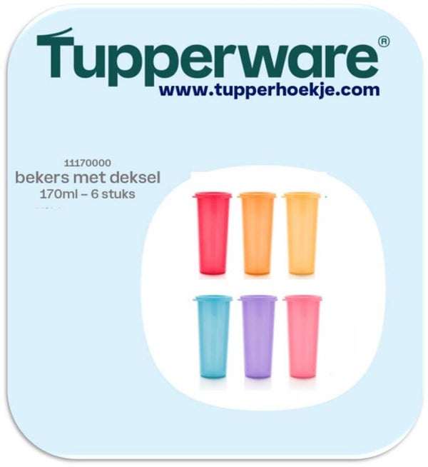 6 bekers 170ml