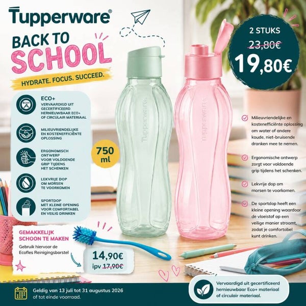2 ecoflessen 750ml
