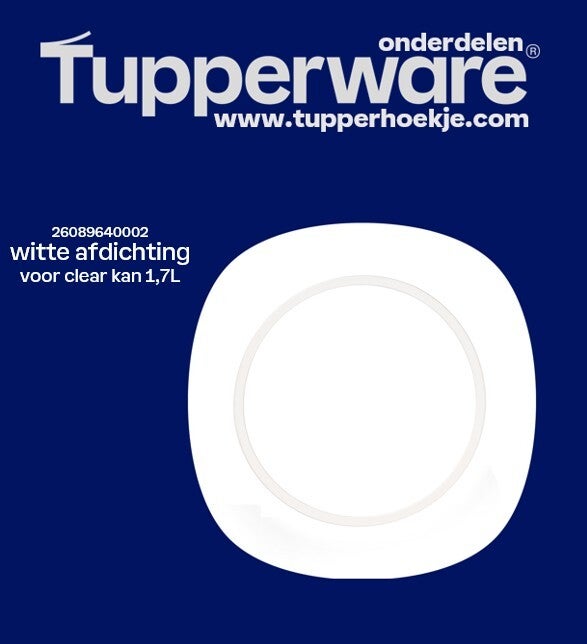 clear kan - witte afdichting