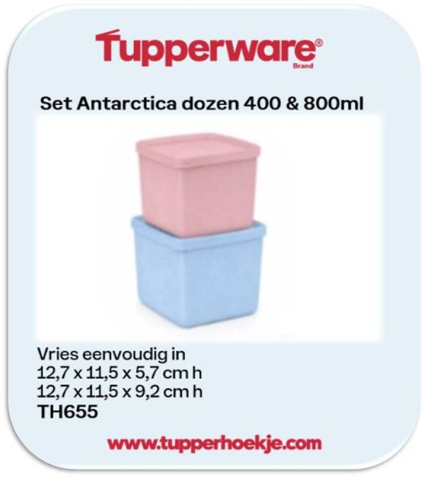 set Antarctica dozen 400 & 800ml