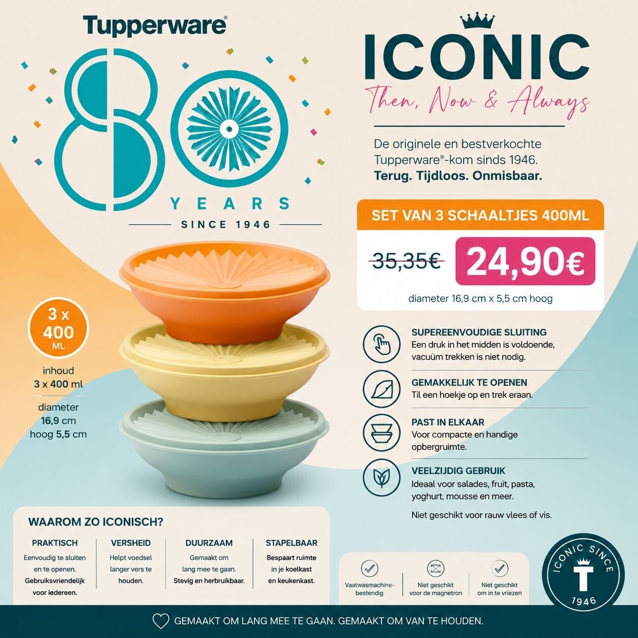 zonnekommen 400ml - 3 stuks