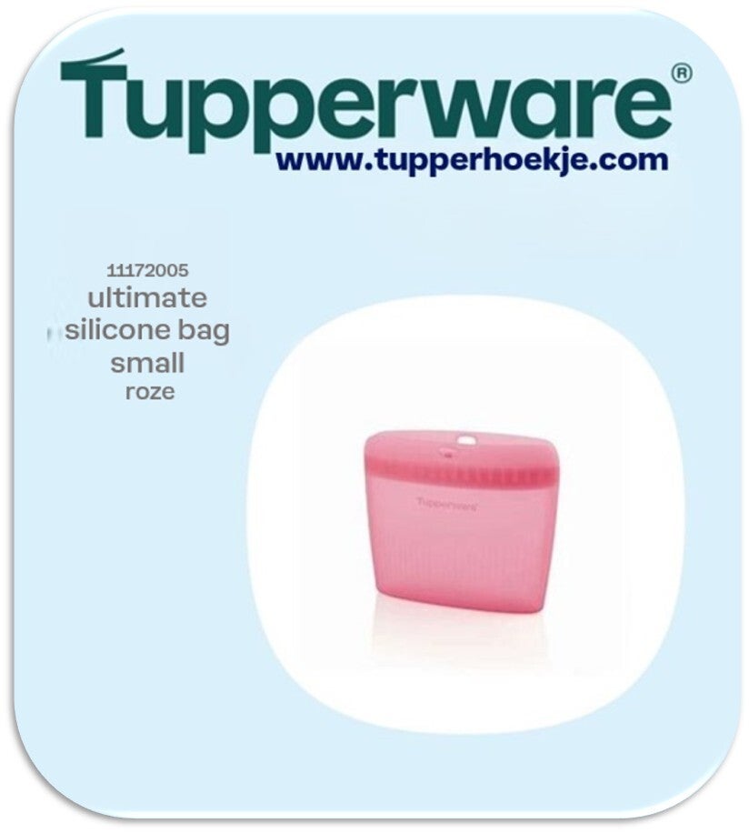 Ultimate silicone bag S roze