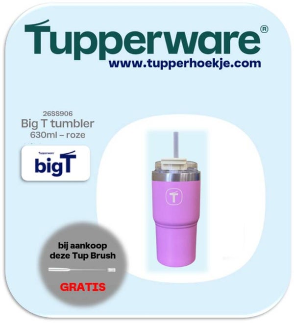 Big T 630ml roze
