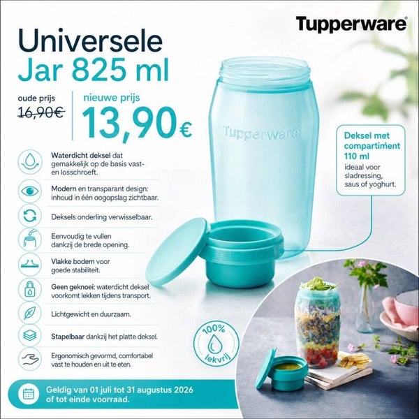 universel jar 825ml