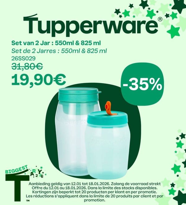 jar set 550ml & 825ml