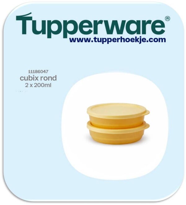 2 ronde cubix dozen 200ml