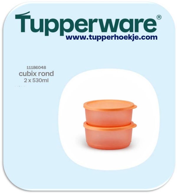 2 ronde cubix dozen 530ml