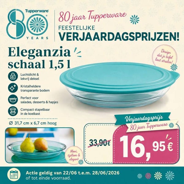 Eleganziaschaal 1,5L