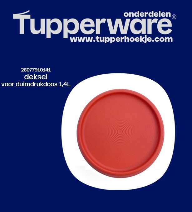 duimdrukdoos 1,4L - deksel