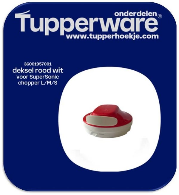 chopper - deksel rood/wit