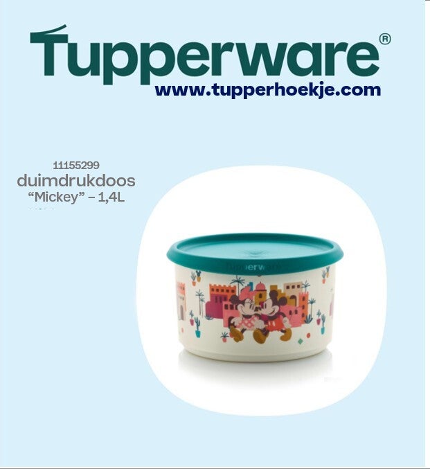 duimdruk doos "Mickey" 1,4L
