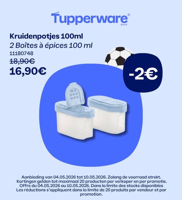 2 kruidenpotjes 100ml