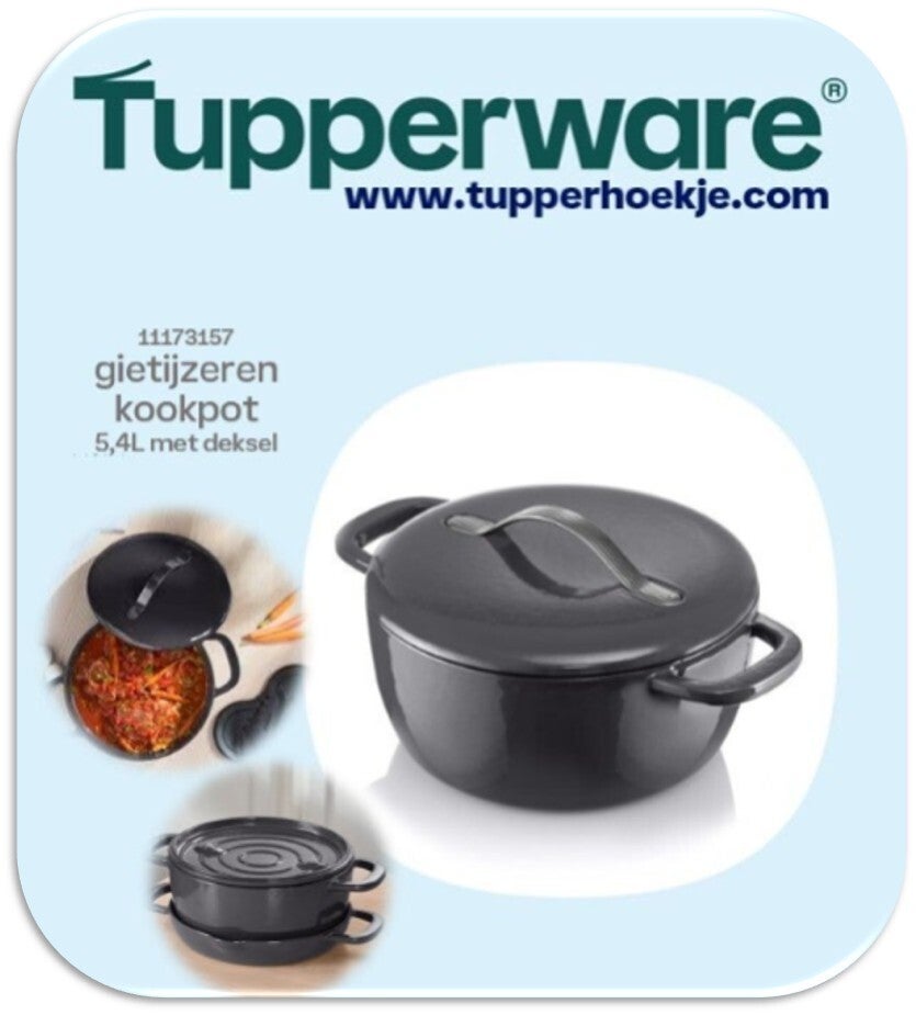 Gietijzeren kookpot 5,4L