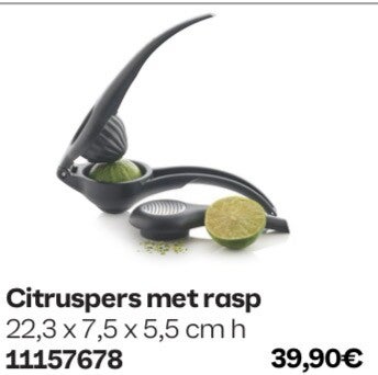 citruspers met rasp