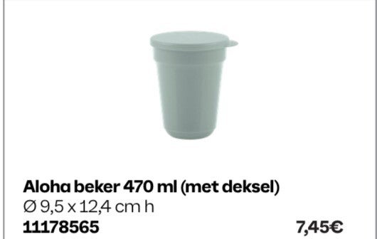 Aloha beker 470ml
