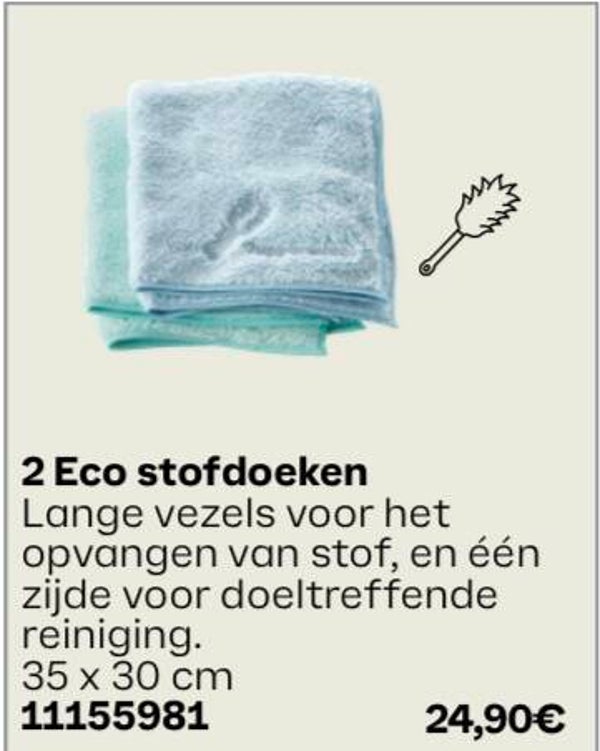 2 stofdoekjes