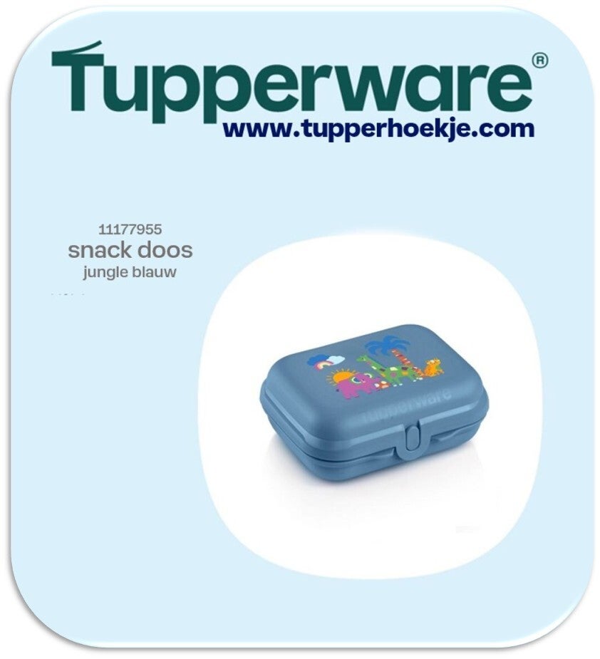 snack doos jungle blauw
