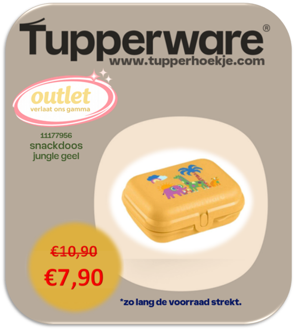 snack doos jungle geel