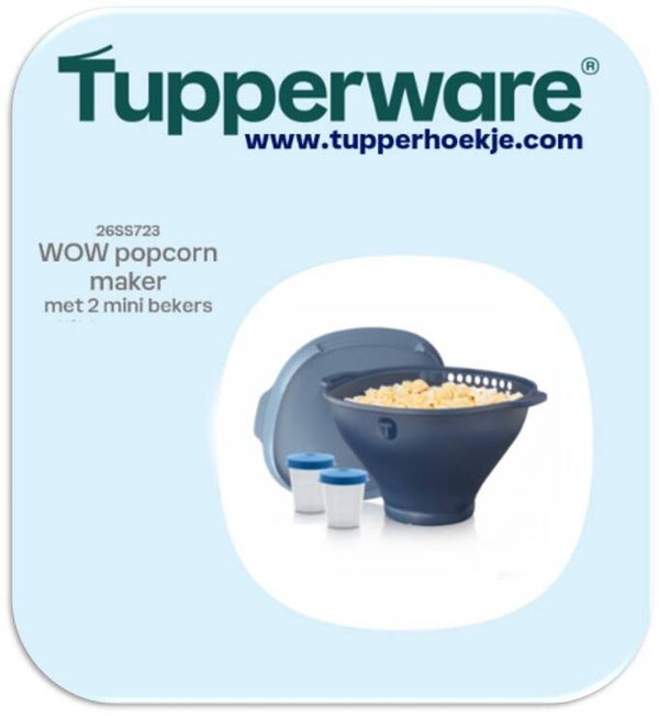 popcorn maker & 2 minibekers