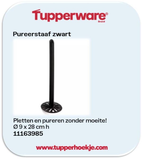 pureerstaaf zwart