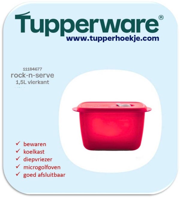 Rock n serve vierkant 1,5L