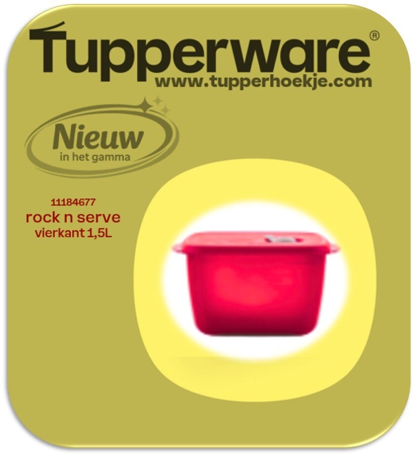 Rock n serve vierkant 1,5L