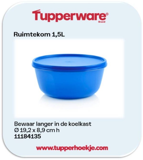 ruimtekom 1,5L