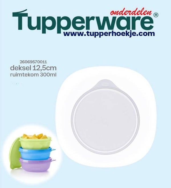 ruimtekom 300ml - deksel 12,5cm