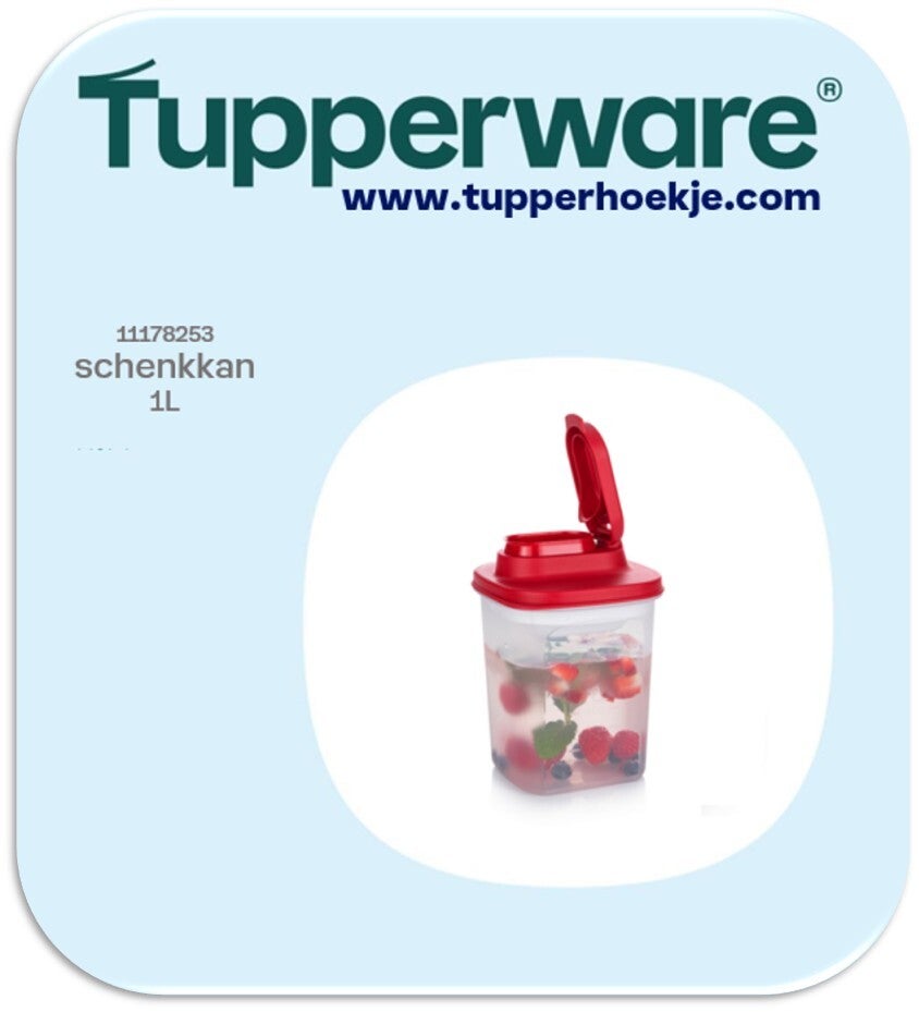 schenkkan vierkant 1L