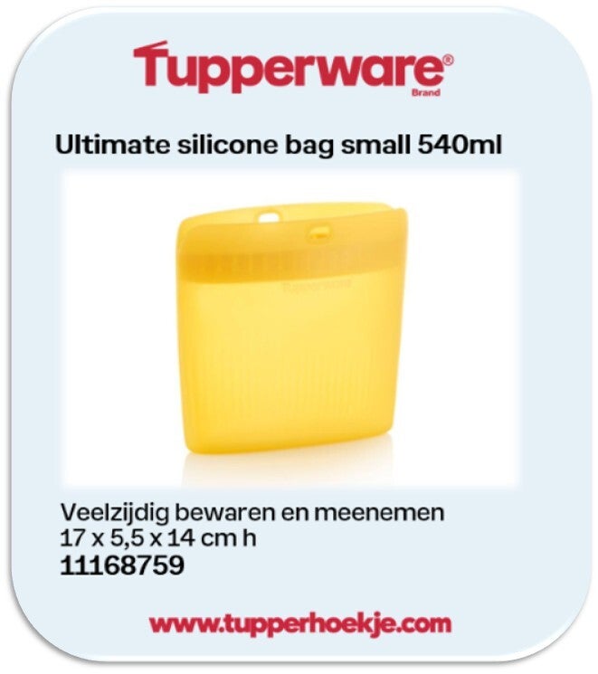 Ultimate Silicone Bag S geel