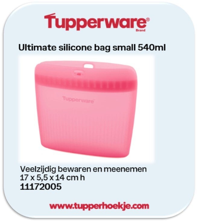 Ultimate Silicone Bag S roze