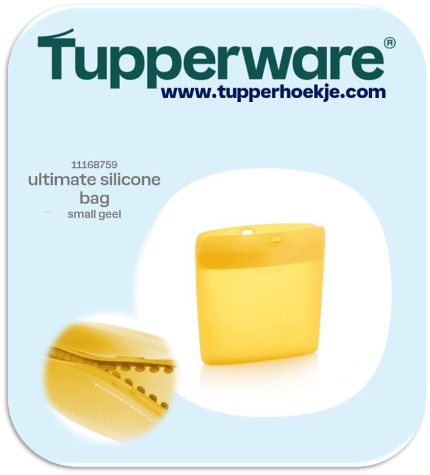 ultimate silicone bag S geel