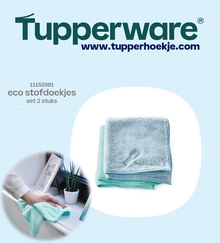 2 eco stofdoekjes