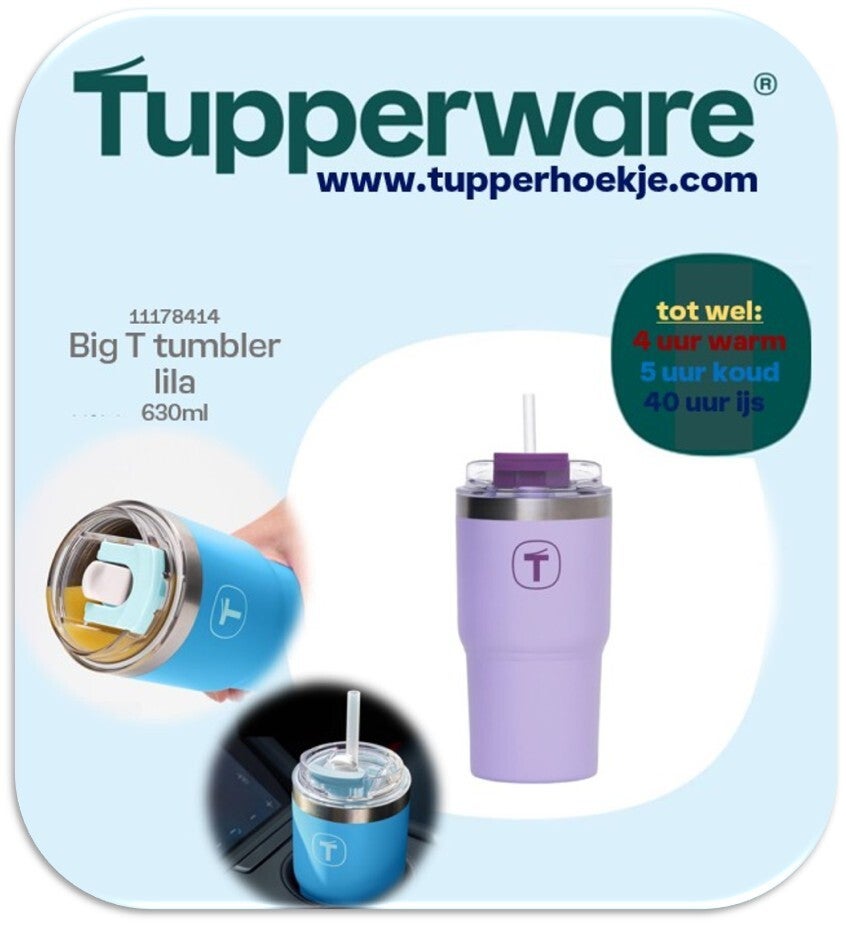 big T tumbler 630ml lila