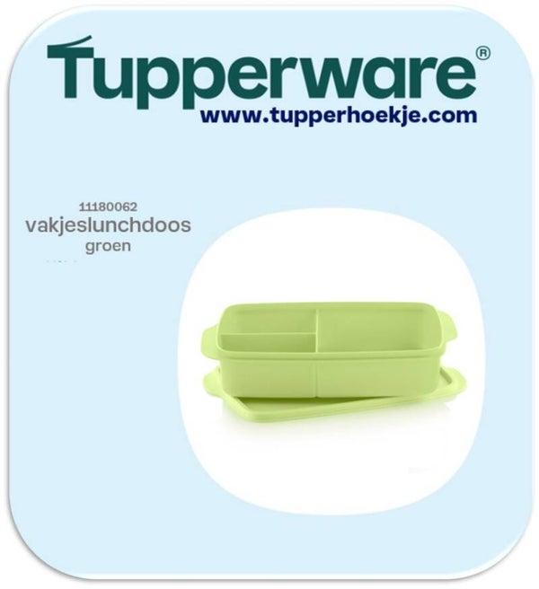 vakjeslunchdoos groen