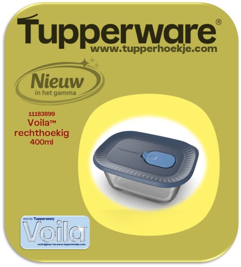 Voila rechthoekig 400ml