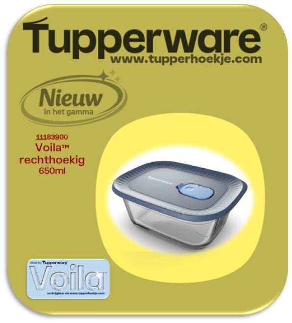 Voila rechthoekig 650ml
