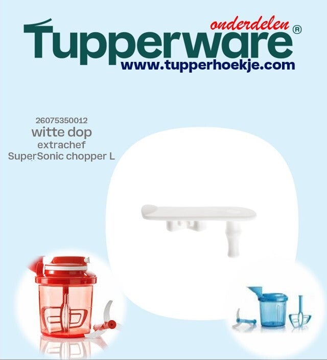 chopper/extrachef - witte dop