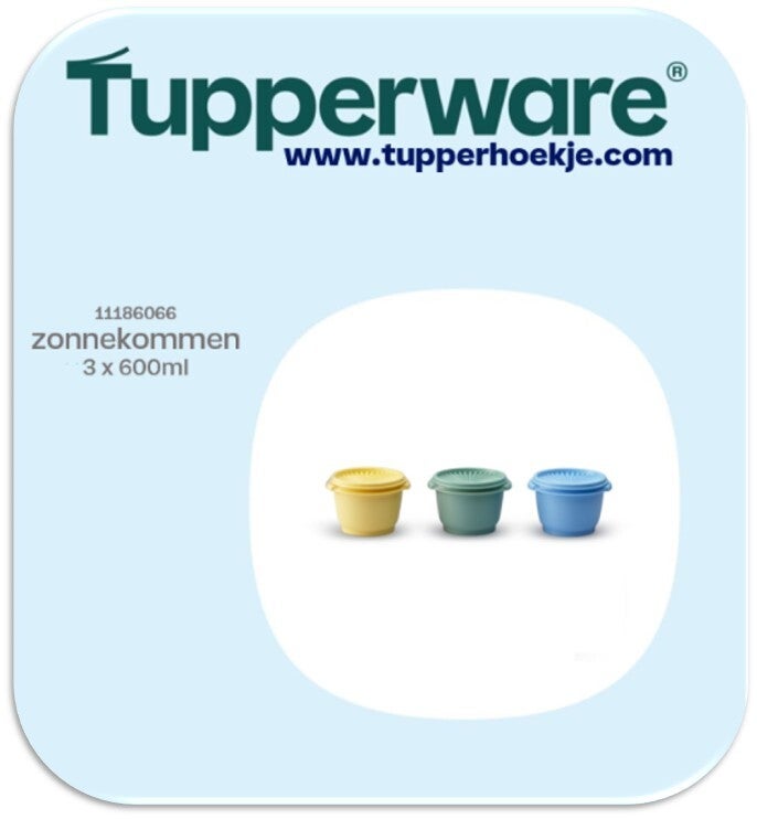 zonnekommen 600ml - 3 stuks