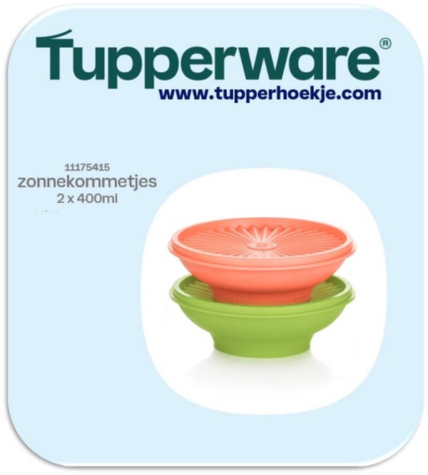 2 zonnekommetjes 400ml