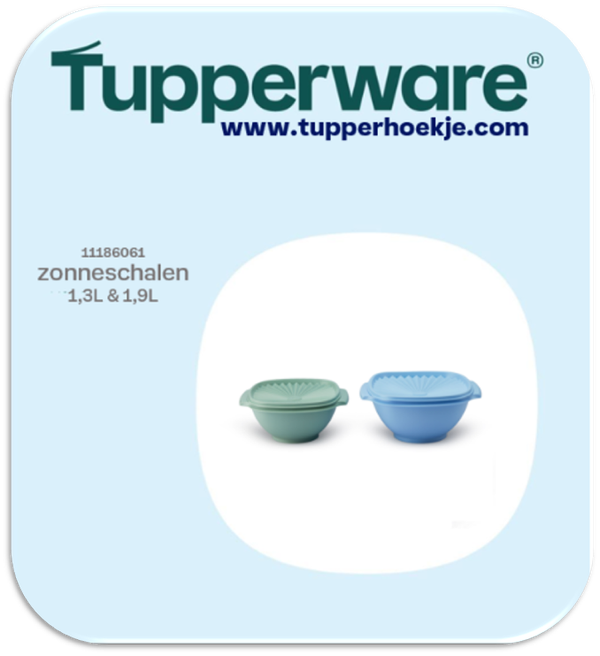 zonneschalen 1,3L & 1,9L