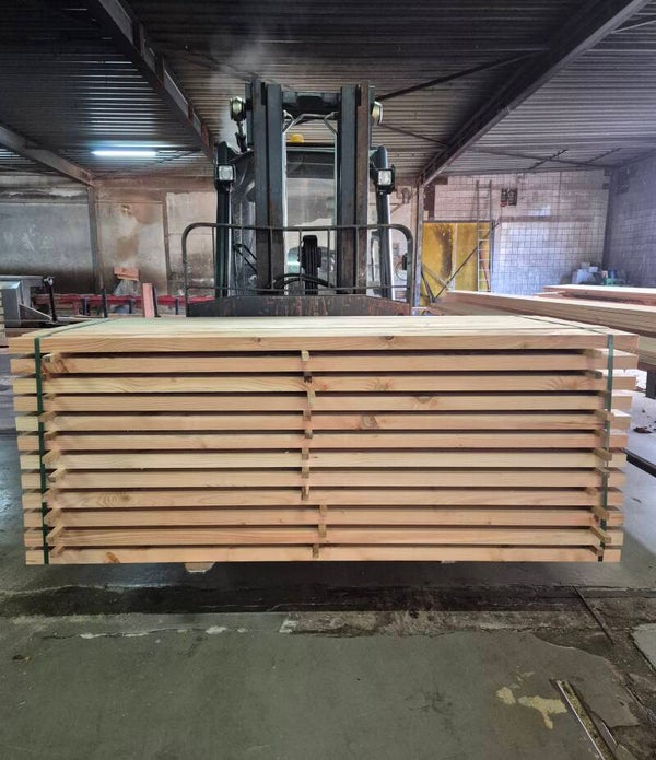 Douglas balken 4-zijdig geschaafd 45 x 90 mm, zie omschrijving