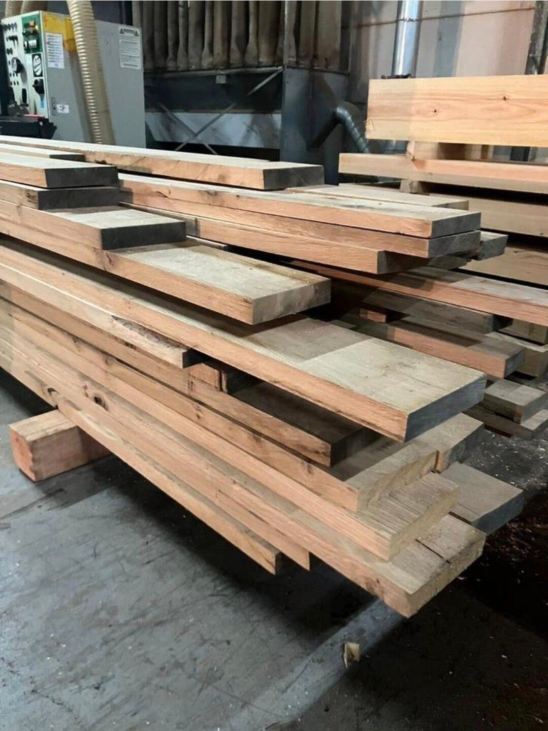 Eiken planken – 1,2 m³ Geschaafd – Winddroog – Klasse B/C