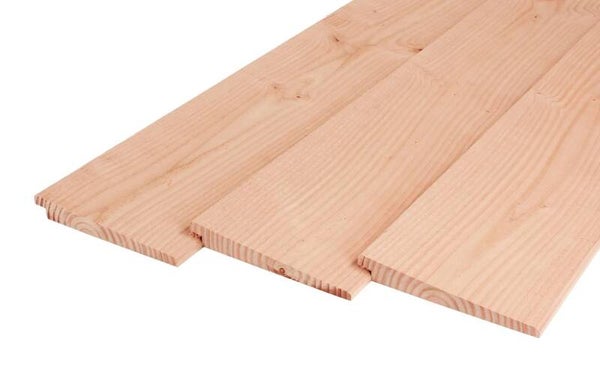 Lengte 4 meter - Douglas Zweeds rabat 27mm x 195mm (2,7cm x 19,5cm)