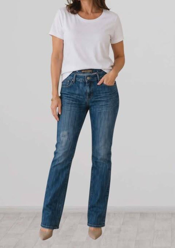 👖 Jean Denim "Midnight Blue" – Dolce & Rosa